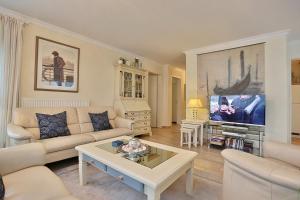 TV/trung tâm giải trí tại Villa Seestern Villa Seestern Appartement 3