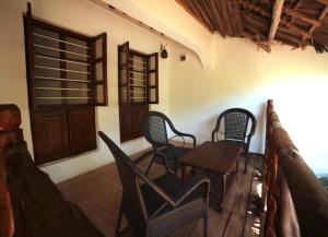 Posezení v ubytování Langi Langi Beach Bungalows