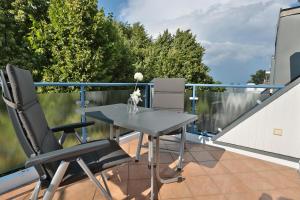Balkón nebo terasa v ubytování Hansa-Residenz I Hansa-Residenz I Appartement 16