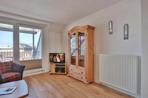 Μια τηλεόραση ή/και κέντρο ψυχαγωγίας στο Seebrücke Seebrücke Appartement 26