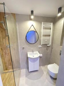 Kúpeľňa v ubytovaní YOURAPART JACUZZI przy ZAMKU KRÓLEWSKIM