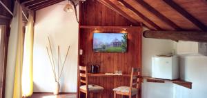 Η κουζίνα ή μικρή κουζίνα στο El Piul Posada Serrana