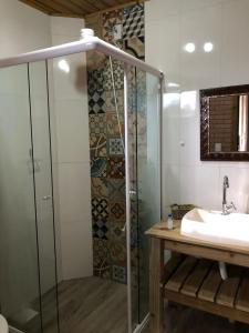 Koupelna v ubytování Moradas Brisa da Lagoa