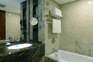 Koupelna v ubytování Xiyuan Hotel