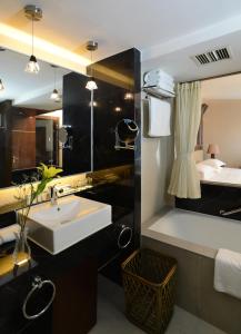 Koupelna v ubytování Xiyuan Hotel