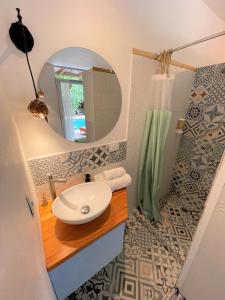 
Ein Badezimmer in der Unterkunft Hotel Casa de Verano Santa Fé
