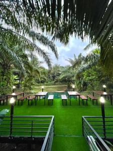 Khaosok Good view Resort - SHA PLUS外面的花园