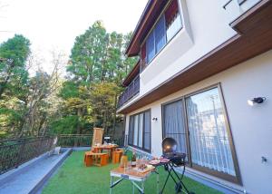 Zahrada ubytování Villa Liberte Hakone Gora