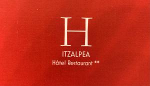 Certifikát, hodnocení, plakát nebo jiný dokument vystavený v ubytování Hôtel Itzalpea