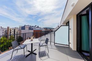 Balkón nebo terasa v ubytování Barceló Budapest