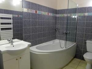 Ett badrum på Gîte Val-de-Meuse-Récourt, 5 pièces, 8 personnes - FR-1-611-51