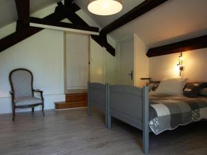 מיטה או מיטות בחדר ב-Gîte Le Chambon-sur-Lignon, 4 pièces, 5 personnes - FR-1-582-137