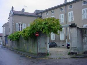 ein altes Gebäude mit einem Baum darüber in der Unterkunft Gîte Toul, 4 pièces, 7 personnes - FR-1-584-74 in Toul