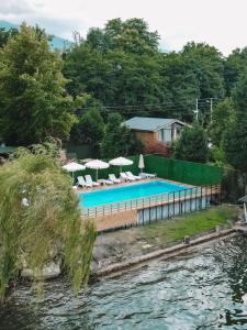 Swimming pool sa o malapit sa SAPANCA KIYI BUNGALOV&CAFE
