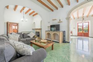 A seating area at Finca Ca'n Puig