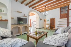 A seating area at Finca Ca'n Puig