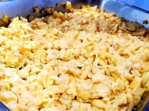 a casserole dish filled with macaroni and cheese at Vero Beach Inn & Suites Vero Beach I-95 in Vero Beach