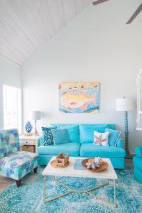 Grand Beach Resort Penthouse 1的休息区