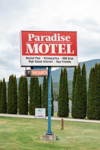 Certifikát, hodnocení, plakát nebo jiný dokument vystavený v ubytování Paradise Motel