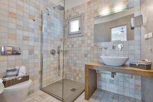 Koupelna v ubytování Calma Boutique Hotel