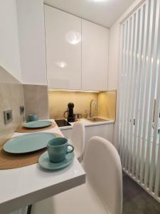 Dapur atau dapur kecil di Lumia Spa