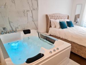 Katil atau katil-katil dalam bilik di Lumia Spa
