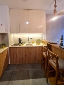 Nhà bếp/bếp nhỏ tại Lumia Spa