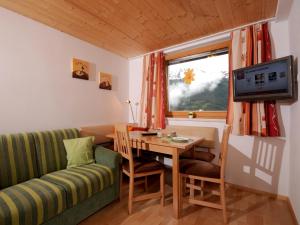 TV a/nebo společenská místnost v ubytování Single Apartment Martlerhof