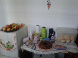 Frukostalternativ för gäster på Chalés Mirante Altos Ares