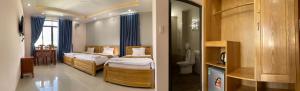 Postel nebo postele na pokoji v ubytování Gao Hotel