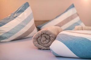 Ein Bett oder Betten in einem Zimmer der Unterkunft Wieseneck ii - Apartment in Fügen