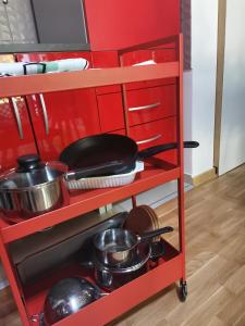 Kitchen o kitchenette sa B3 Sneznik-Modern apartment