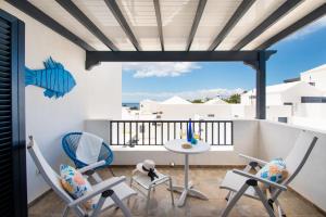 Balkon lub taras w obiekcie Planta alta - Villa Arosa