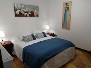 Posteľ alebo postele v izbe v ubytovaní Hogar Gallán