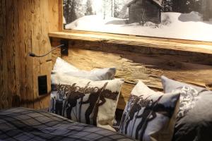 Letto o letti in una camera di Erezsässhütte