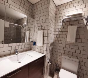 Koupelna v ubytování Mas Suites Karaköy