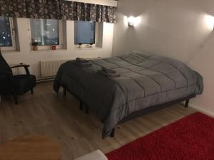 Giường trong phòng chung tại Luxury City Apartments, Penthouse