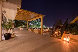A balcony or terrace at Ramada Resort by Wyndham Bodrum