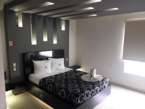 Auto Hotel Mediterráneo客房内的一张或多张床位