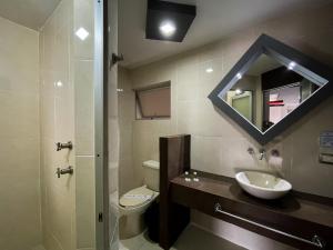 Auto Hotel Mediterráneo的一间浴室