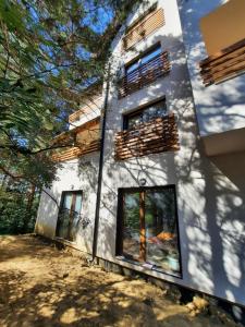 Budynek, w którym mieści się hotel