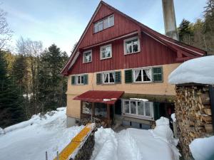 Wood Lodge v zime