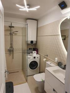 Ett badrum på Apartament Luxury