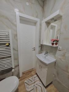 Koupelna v ubytování Zara Apartman 1
