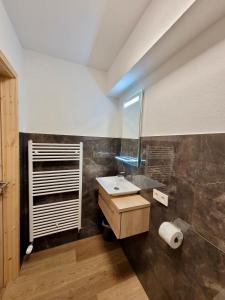 Łazienka w obiekcie Ferienwohnung Flachau Oberlehengut