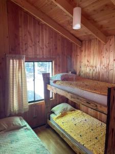 Postel nebo postele na pokoji v ubytování Entre Hualles y Pellines
