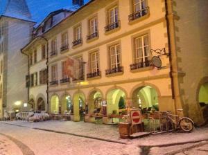 Hostellerie du XVI Siècle v zime