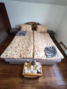 Una cama o camas en una habitación de Penzion U Zastávky