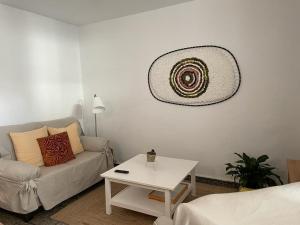 Postel nebo postele na pokoji v ubytování Casa Olivera- apartament al Passeig Font Vella