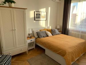 Postel nebo postele na pokoji v ubytování Apartment Anenská by Charles Bridge